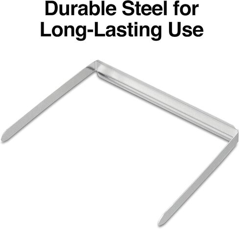 Staples® Prong Fastener Bases, 2 "W Capacity, Silver, 100/Pack (44410) in Saudi Arabia