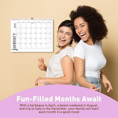 S & O Modern Minimal Gall Calendar من يوليو 2025 -Dec 2026 - التقويم الشهري للدموع - 18 شهرًا مخطط الجدار الأكاديمي - منظم معلقة لتتبع الذكرى السنوية والمواعيد - 13.5 "× 10.5" في in Saudi Arabia