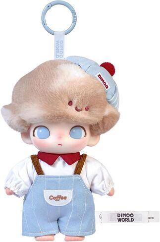 POP MART DIMOO Crush on Coffee Series-Vinyl Plush Blister Pack 6.3 inches Height, Toys for Modern Home Decor, Collectible Toy Set for Desk Accessories, 1PC in Saudi Arabia