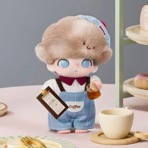 POP MART DIMOO Crush on Coffee Series-Vinyl Plush Blister Pack 6.3 inches Height, Toys for Modern Home Decor, Collectible Toy Set for Desk Accessories, 1PC in Saudi Arabia