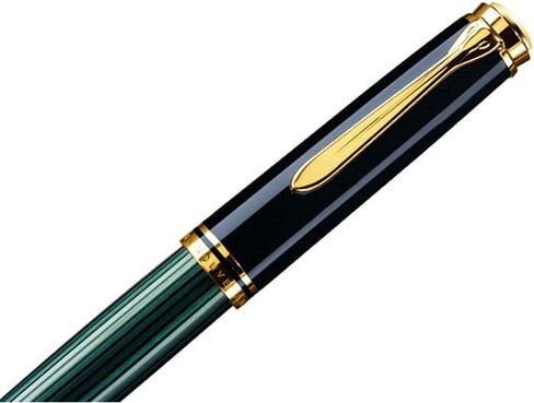 Pelikan Souverän M200 Fountain Pen, Medium Nib, Green Marble, 1 Each (994103) in Saudi Arabia