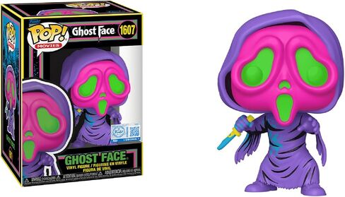Funko Scream Ghostface Blacklight Ghost Face Exclusive Pop Vinyl Figure 1607 in Saudi Arabia