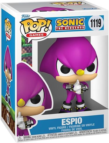 فونكو بوب! الألعاب: Sonic the Hedgehog - Espio - espio the Chameleon - Finyl Figure - فكرة الهدية - البضائع الرسمية - ألعاب للأطفال والكبار - عشاق ألعاب الفيديو in Saudi Arabia