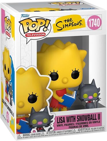 Funko Pop! & Buddy: The Simpsons - Lisa with Snowball II - Collectable Vinyl Figure - Gift Idea - Official Merchandise - Toys for Kids & Adults - TV Fans - Model Figure for Collectors in Saudi Arabia