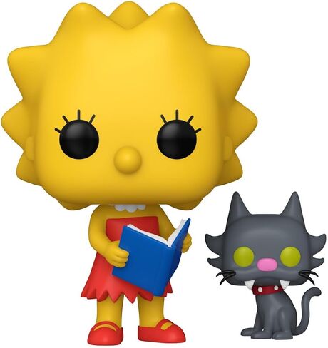 Funko Pop! & Buddy: The Simpsons - Lisa with Snowball II - Collectable Vinyl Figure - Gift Idea - Official Merchandise - Toys for Kids & Adults - TV Fans - Model Figure for Collectors in Saudi Arabia