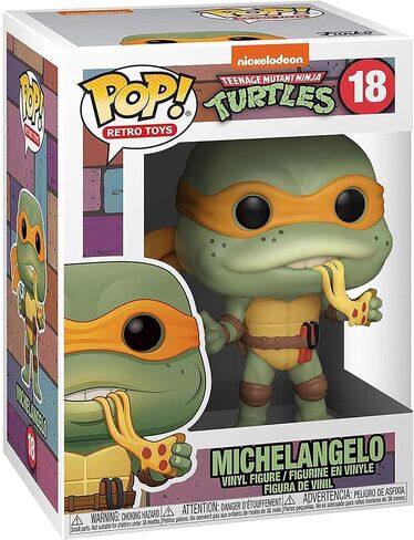 Funko Pop Retro Toys: Teenage Mutant Ninja Turtles - Michelangelo - Collectable Vinyl Figure - Gift Idea - Official Merchandise - Toys for Kids & Adults - Superheroes Fans in Saudi Arabia