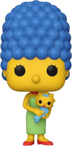 فونكو بوب! التلفزيون: The Simpsons - Marge with Maggie - Finyl Figure - فكرة الهدية - البضائع الرسمية - ألعاب للأطفال والكبار - عشاق التلفزيون - نموذج نموذج لهواة الجمع والعرض in Saudi Arabia