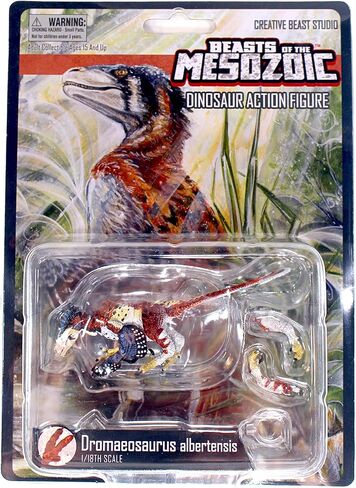 الوحوش من Mesozoic: Dromaeosaurus Albertensis Fan Choice - 1/18 Figure Dinosaur Action Figure - 4 "Miniature Miniature ، Raptor in Kuwait