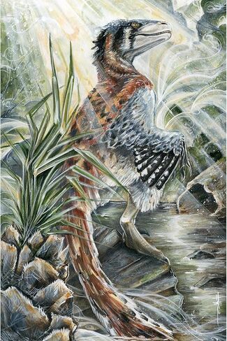 الوحوش من Mesozoic: Dromaeosaurus Albertensis Fan Choice - 1/18 Figure Dinosaur Action Figure - 4 "Miniature Miniature ، Raptor in Kuwait