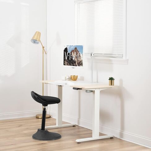 Vivo Electric 47 × 24 في المكتب الدائم ، وتعديل ارتفاع الذاكرة ، والخشب الأبيض والخفيف ، و Desk-E144WC in Saudi Arabia