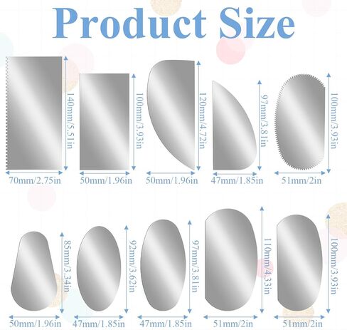 10 Pcs Steel Pottery Tools Ribs, Stainless Steel Serrated Scraper Crafts Tool Ceramics Sculpting Tools Kits Sculpture Modeling Clay Cutter Scraper for Sculpting Texturing Artists Modeling Potter in Kuwait