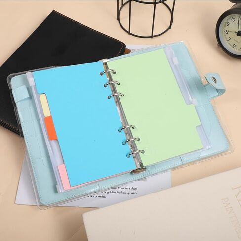 2 Pcs A6 Clear Plastic Cover Transparent PVC Waterproof Notebook Cover Strong Plastic Protective Covers for Books Journal Planners in Saudi Arabia