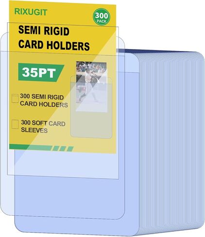 30-Pack Mini Snap Card Holders - UV Protection Hard Plastic Cases for Sports Cards, Baseball Cards Collectibles, Anti-Scratch Trading Card Sleeves with Secure Snap Closure in Kuwait
