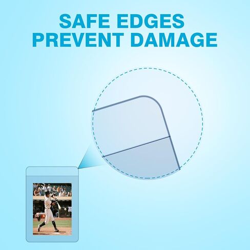 30-Pack Mini Snap Card Holders - UV Protection Hard Plastic Cases for Sports Cards, Baseball Cards Collectibles, Anti-Scratch Trading Card Sleeves with Secure Snap Closure in Kuwait