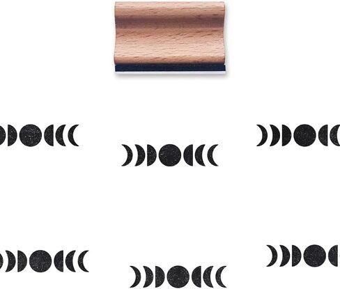 Lunar Moon Phase Rubber Stamp, 1.3inch Stamp for Scrapbooking Card Making Crafting in Saudi Arabia