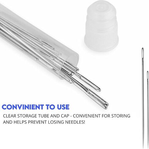 Performore 50 Pack of Sewing Machine Needles, 5 Assorted Sizes (HA 65/9, 75/11, 90/14, 100/16, 110/18) 10pcs of Each, Universal Regular Point Needles, Perfect for Embroidery, Cloth Repair, DIY in Saudi Arabia