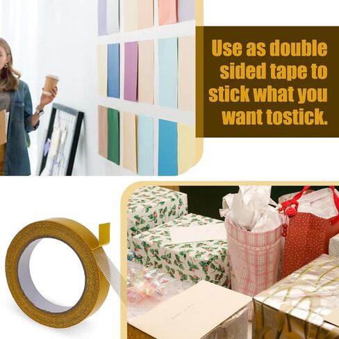 Double Sided Fabric Tape, Clear Super Stick Tape, 0.79Inch x 66FT Heavy Duty Mounting-Tape, Strong 2 Sided Adhesive with Fiberglass Mesh, 2-Sided Adhesive for Clothes and Carpet Arts in Saudi Arabia