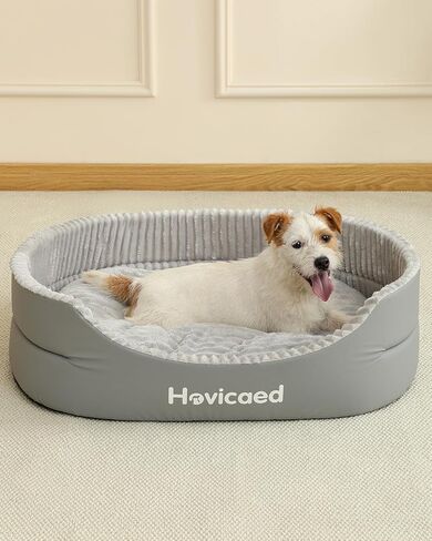 Hovicaed Dog Bed Medium Size Dog, Orthopedic Dogs Couch Bed, Waterproof Pet Bed with Removable Mat,Non-Slip Bottom 31.1x24.1inch XL in Saudi Arabia