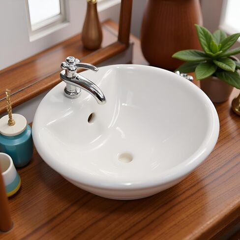 تطبيق White Dollhouse Wash Basin Wide Application رائع 1:12 Scale Doll House Furniture Sink for Entertainment Round Diy Excessories in Saudi Arabia
