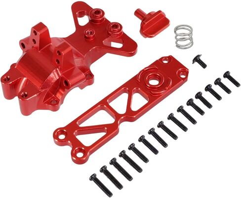 Front Upper Gearbox Cover Multipurpose RC Car Easy Installation RC Vehicle Accessories Direct Replace for 16207 16209 H16PL, Red in Kuwait