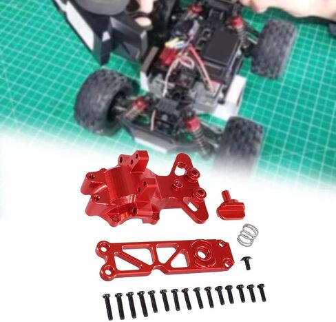 Front Upper Gearbox Cover Multipurpose RC Car Easy Installation RC Vehicle Accessories Direct Replace for 16207 16209 H16PL, Red in Kuwait