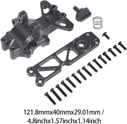 Front Upper Gearbox Cover Multipurpose RC Car Easy Installation RC Vehicle Accessories Direct Replace for 16207 16209 H16PL, Red in Kuwait