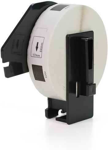 Brother Genuine DK-1204 لفة ملصق الورق متعدد الأغراض ، 400 علامة لكل لفة ، 12 لفة-للاستخدام مع جميع طابعات تسمية QL in Saudi Arabia
