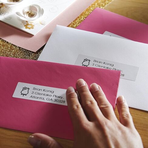 Dymo Labelwriter Address Labels ، 1 1/8 × 3 1/2 ، أبيض ، 350 ملصقات/لفة ، 2 لفات/حزمة in Saudi Arabia