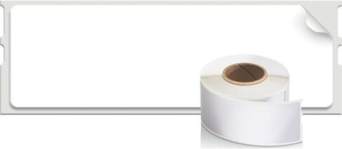 DYMO® LabelWriter Address Labels, 1-1/8" x 3-1/2", Rectangle, White, 350 Labels Per Roll, Pack of 12 Rolls in Saudi Arabia