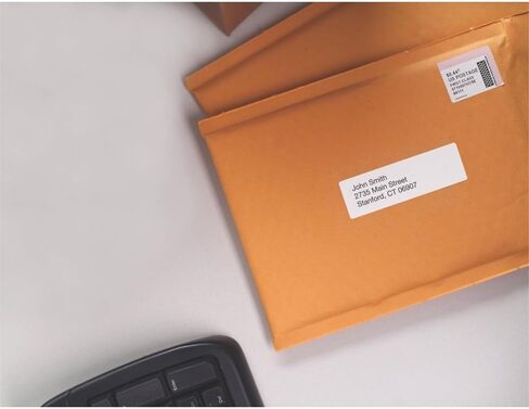 DYMO® LabelWriter Address Labels, 1-1/8" x 3-1/2", Rectangle, White, 350 Labels Per Roll, Pack of 12 Rolls in Saudi Arabia