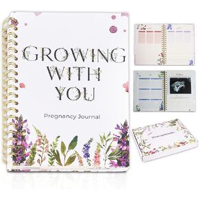 Pregnancy Journal For First Time Moms - Pregnancy Planner Includes 94 Page Guided With 10 Months To Track Appointments And Milestones - Expecting And Organized Baby Planner With Premium Grade Paper
