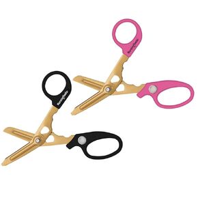 Hummingbird 4-in-1 Medical Scissors - Compact Pocket Size Trauma Shears for Nurses, Students, Practitioners & Medical Professionals (Hibiscus Pink)