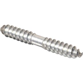 43435 5/16-Inch x 4-Inch Dowel Screw, 15-Pack , Zinc