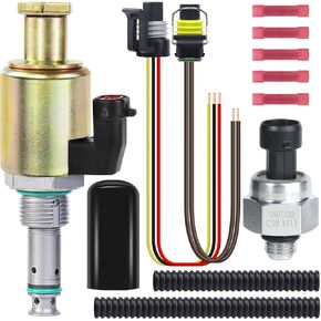 7.3 منظم ضغط صمام IPR ومستشعر ICP 7.3 ضربة قوية مع ضفيرة متوافقة مع Ford F250 F350 F450 F550 / Super Duty E350 E450 E550 / Excursion F650 F750 NO # F81Z9C968AA 1841217C91 in Kuwait