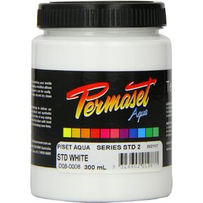 Aqua 300ml Fabric Printing Ink - Standard White