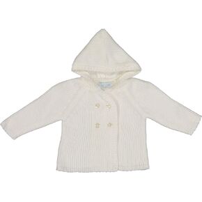 سترة بيبي دوف الناعمة الأنيقة لحديثي الولادة بصدر مزدوج مع غطاء للرأس in Kuwait