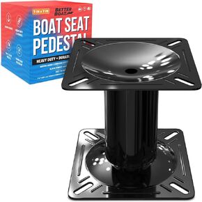 Boat Seat Pedestal Mount Boat Seat Mount Base for Jon Boat Seats or Bass Boat Seat Pedestal Chair Post Base Kit Plate Stand Boat Seat Extension Boat Seat Base 6.8" Riser