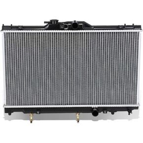DNA Motoring OEM-RA-13103 OE Style Aluminum Cooling Radiator Compatible With 10-17 Equinox/Terrain 2.4 3.0 3.6,26-11/16" W X 16-11/16" H X 1" D, 1-5/16" Inlet / 1-5/16"Outlet