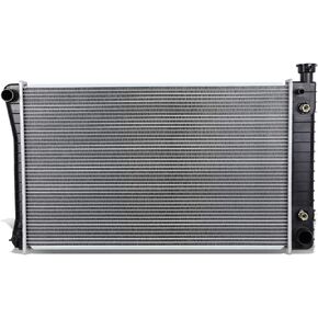 DNA Motoring OEM-RA-13103 OE Style Aluminum Cooling Radiator Compatible With 10-17 Equinox/Terrain 2.4 3.0 3.6,26-11/16" W X 16-11/16" H X 1" D, 1-5/16" Inlet / 1-5/16"Outlet