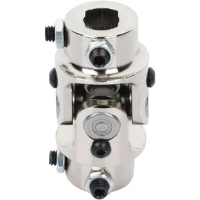 SCITOO 3/4" DD X 3/4" DD Steering joints,length 83mm Chrome Single U-Joint