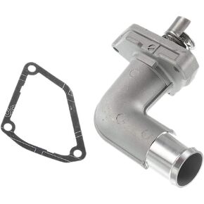 A-Premium Thermostat Housing Assembly Compatible with Infiniti JX35 2013 QX60 2014-2018 Nissan Altima Maxima Murano Pathfinder Quest 2007-2018 V6 3.5L