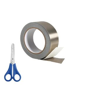 Faraday Tape Double Conductive Cloth Tape, with Conductive Adhesive for, Grounding, EMI Shielding, Wire Harness, Cable Interference Blocking (1in x 59 Feet+2in x 59 Feet)