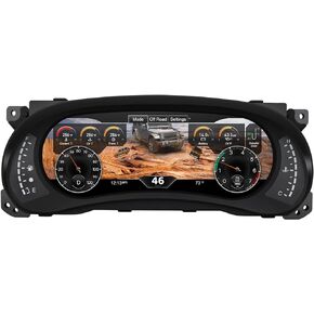 12.3 inch Digital Dash Instrument Cluster for 2011 2012 2013 2014 2015 2016 2017 2018 Jeep Wrangler JK JKU,Digital Cluster Instrument Speedometer Replacement