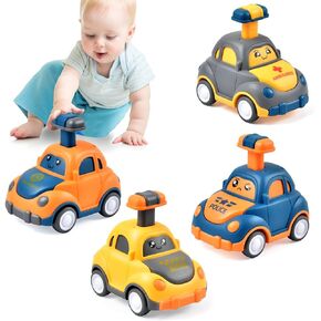 Car Toys for 1 2 3 Year Old Boy Girl First Birthday Gifts for Toddler Toys Age 1 2 3 Year Old Boy Birthday Gift for Infant Toddlers