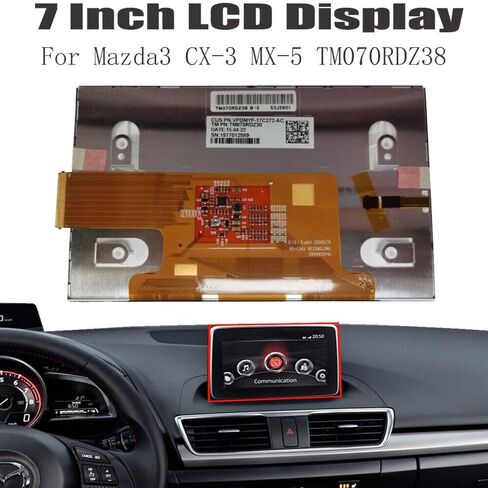 7 "شاشة لمس LCD TM070RDZ38 لمازدا 3 2014-2015 CX-3 2016-2017 MX-5 التحكم المركزي جهاز التتبع بالراديو in Kuwait