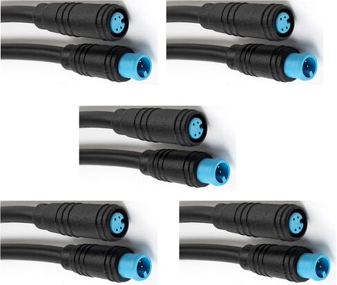 Julet 4Pin 3pin 2pin Male Female Waterproof Cable Electric Bike Extension Cable Connector in Saudi Arabia