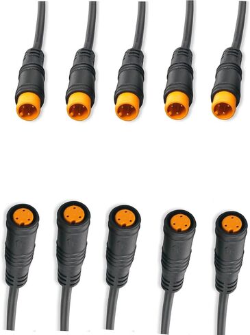Julet 4Pin 3pin 2pin Male Female Waterproof Cable Electric Bike Extension Cable Connector in Saudi Arabia