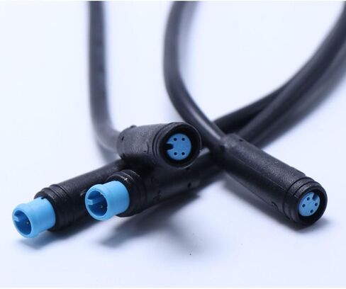 Julet 4Pin 3pin 2pin Male Female Waterproof Cable Electric Bike Extension Cable Connector in Saudi Arabia