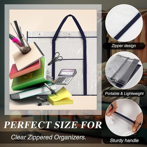Windyun 2 Pack Bulletin Board Storage Bag 48" x 36", Poster Holder, Blue in Kuwait