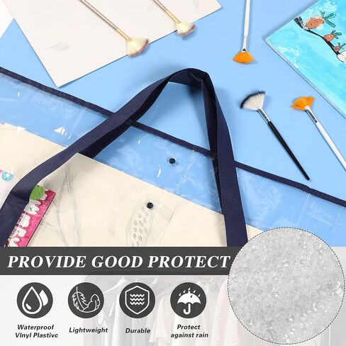 Windyun 2 Pack Bulletin Board Storage Bag 48" x 36", Poster Holder, Blue in Kuwait